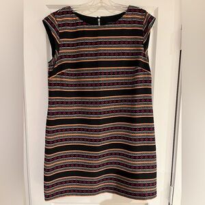 Cropped short sleeve work dress